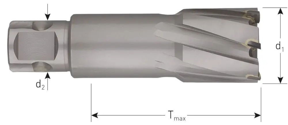 HM KERNBOOR HARD-LINE, UNIVERSEEL 19, ø45X55