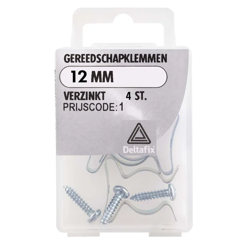GEREEDSCHAPKLEM VZ 12 MM 4ST