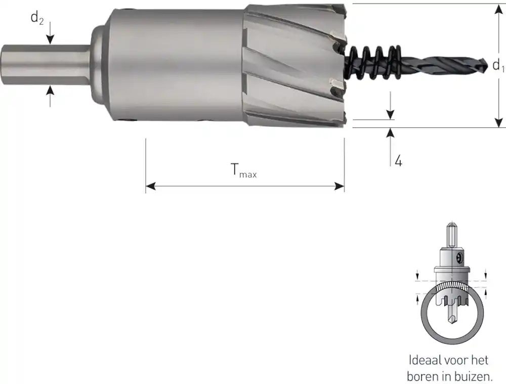 HM GATFREES 'HEAVY-DUTY', TMAX=55, ø50,0