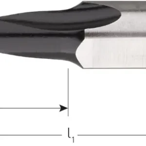 HM DREVELBOOR, RECHTS, DOORLOPEND, ø9X27X57,5