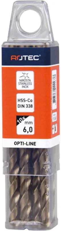 HSS-E 'OPTI-LINE' SPIRAALBOOR, DIN 338, TYPE N, ø1,5