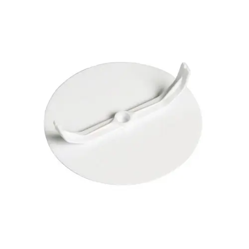 ZELFKLEM AFDEKPLAAT 100MM WIT HAF