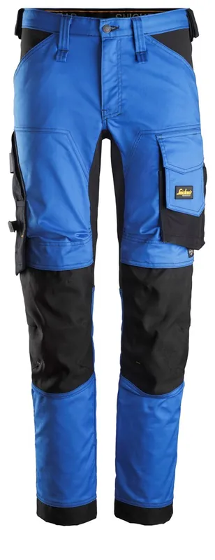 ALLROUNDWORK, STRETCH WERKBROEK, KOBALT BLAUW - ZWART (5604), 096