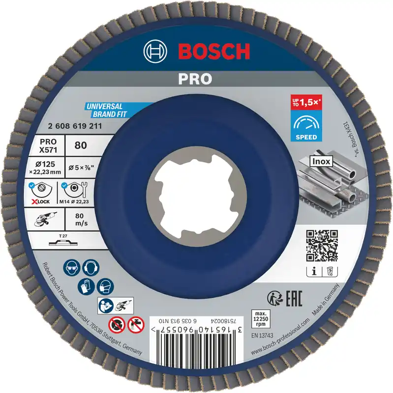 PRO X571 X-LOCK LAMELLENSCHIJF 125 G80