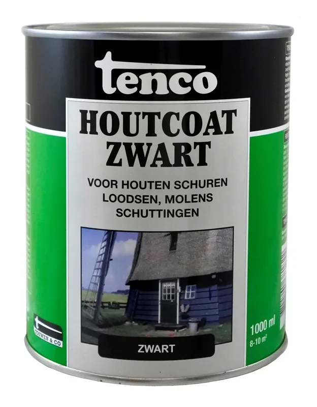 TENCO HOUTCOAT ZWART 1