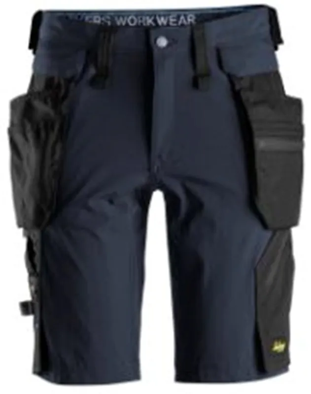 LITEWORK, KORTEBROEK+ MET AFNEEMBARE HOLSTERZAKKEN , DONKER BLAUW - ZWART (9504), 058