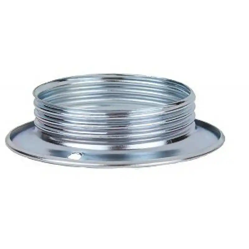 RING LAMPHOUDER LOS E27 CHROOM