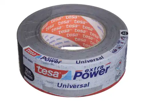 TESA DUCTAPE ZWART UNIVERSEEL 50MM 50MTR