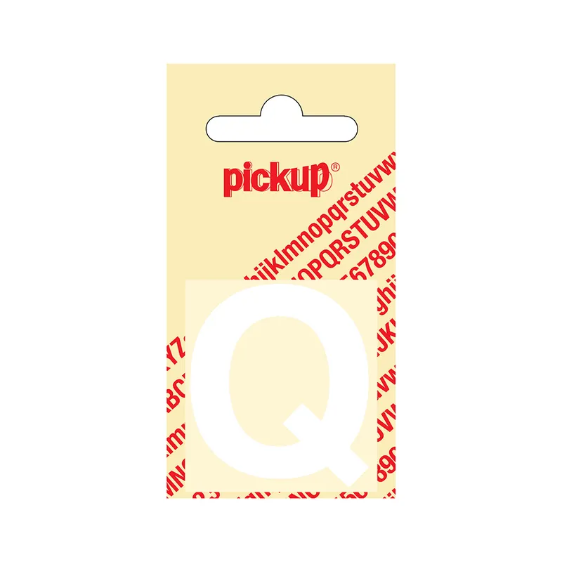 PLAKLETTER HELVETICA 40 MM WIT Q