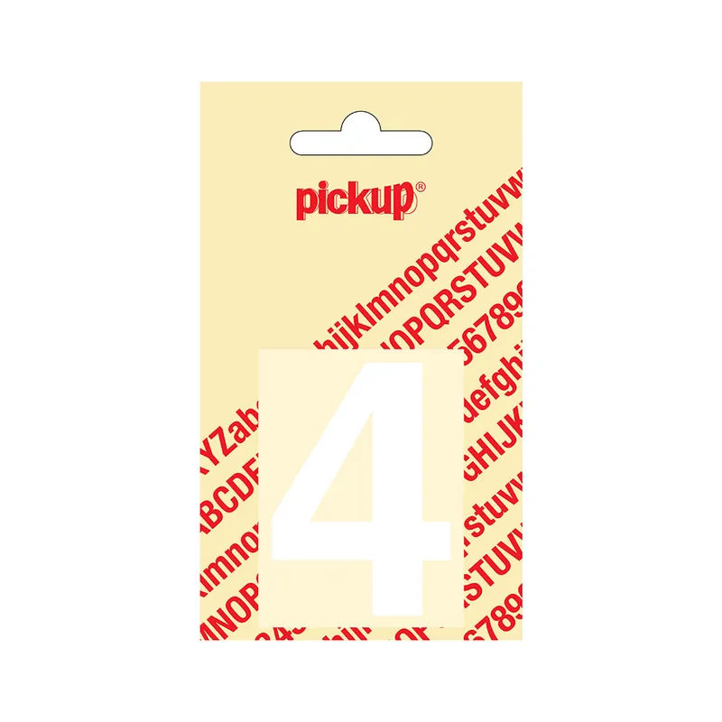 PLAKCIJFER HELVETICA 60 MM WIT 4