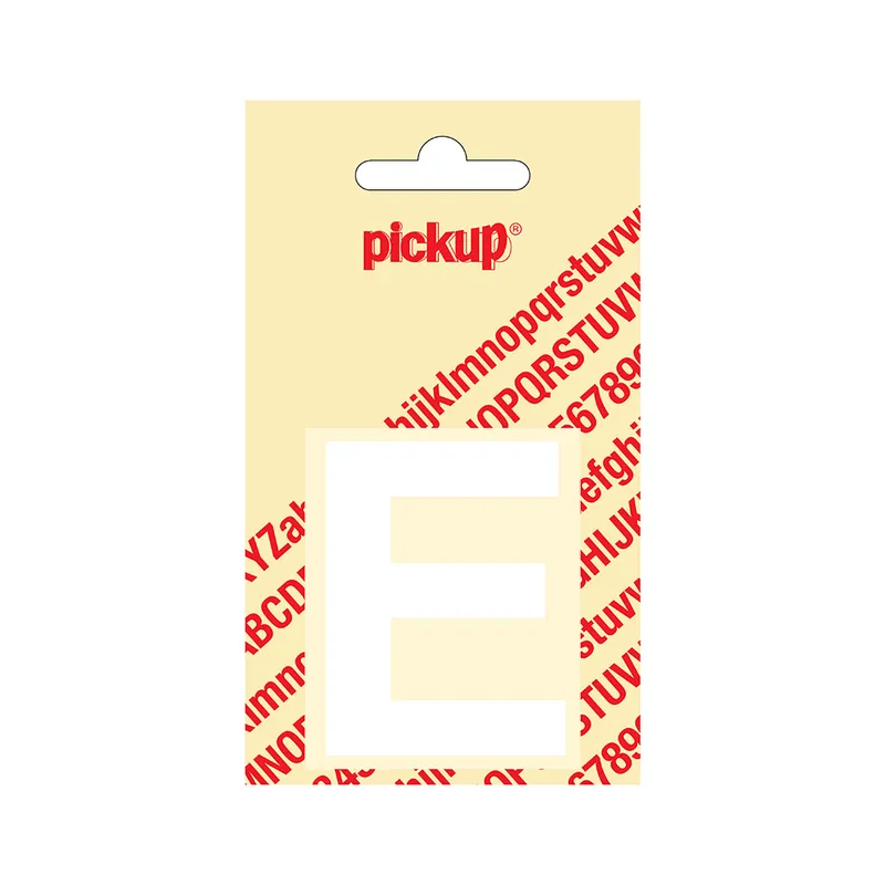 PLAKLETTER HELVETICA 60 MM WIT E