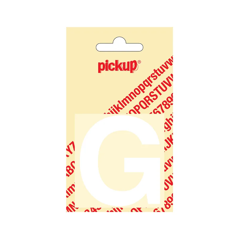 PLAKLETTER HELVETICA 60 MM WIT G