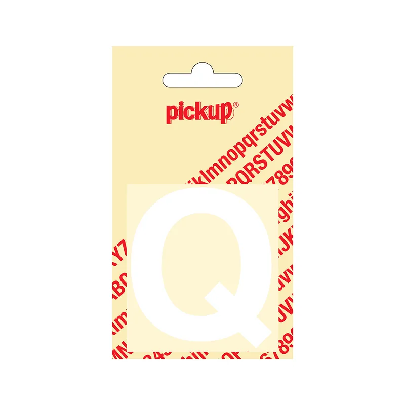 PLAKLETTER HELVETICA 60 MM WIT Q