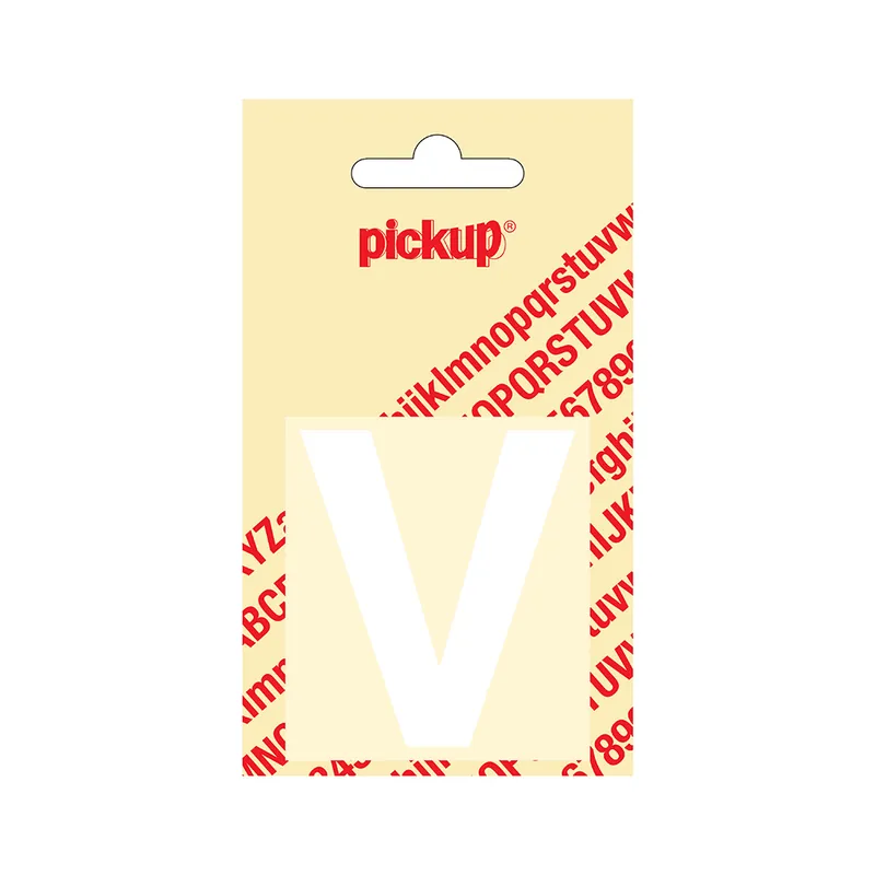 PLAKLETTER HELVETICA 60 MM WIT V