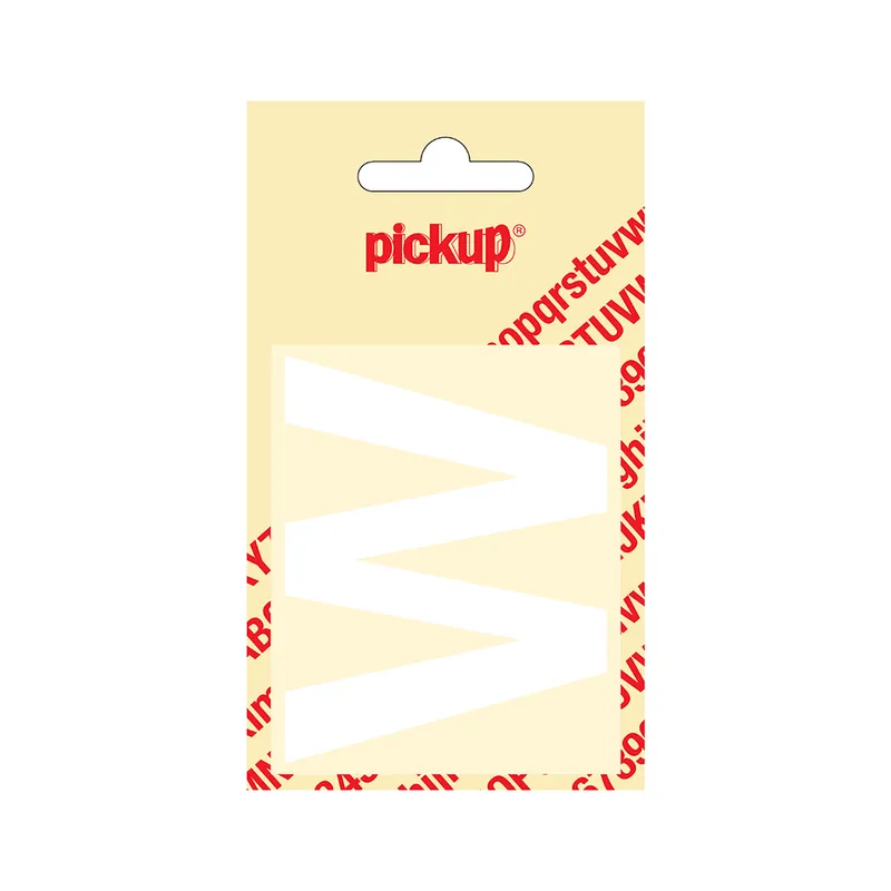 PLAKLETTER HELVETICA 60 MM WIT W