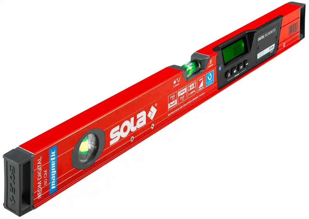 ELEKTRONISCHE MAGNEETWATERPAS REDM 60 DIGITAL MAGNETISCH 60CM