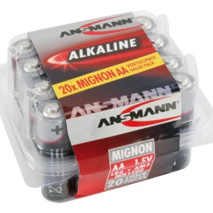 ALKALINE BATTERIJEN BIG FIVE ALKALINE BATTERIJ MIGNON AA / LR6 20 PCS. BOX
