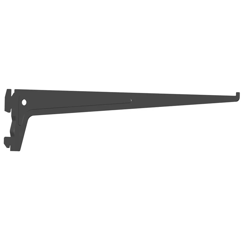 DRAGER ELEMENT ENKEL 2-HAAKS SYS 50 STAAL ZWART 35CM 10105-00502