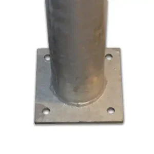 Hangpaal of sluitpaal met voetplaat (incl. dop)