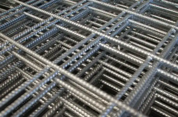 Verzinkte bouwstaalmat, ø6mm, #15x15cm, afm. 3x2m