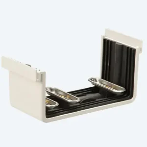 Polyester koppelstuk met epdm rubber t.b.v. bakgoot