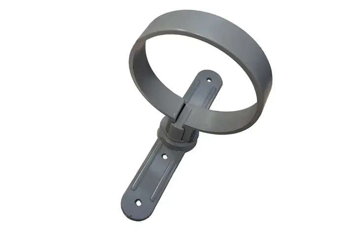 Beugel met strip, grijs