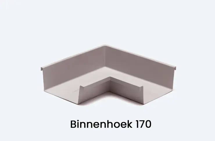 Polyester bakgoot Binnenhoek of Buitenhoek