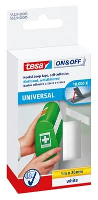 1002948 - TESA VELC.KLITTENB. OP PLAK WT20X1M