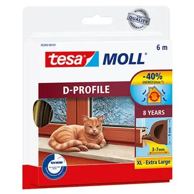 1002459 - TESA TOCHTSTR.RUBBER D BR 6X9