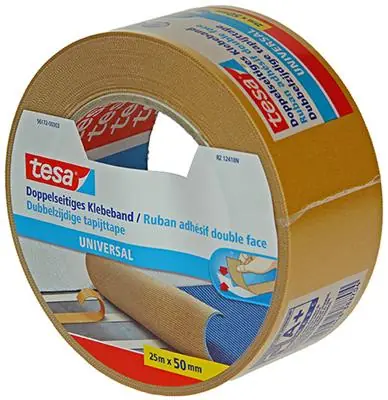1054495 - TESA TAPIJTTAPE UNIVERSAL 25M X 50MM
