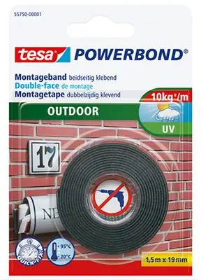 1002808 - TESA MONT.TAPE OUTD.1,5MX19MM
