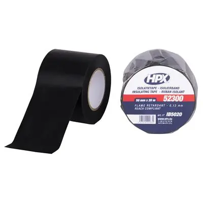 1050601 - HPX ISOLATIONTAPE ZWART 50MM X 20M