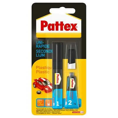 1002444 - PATTEX SECONDENLIJM PLASTICS