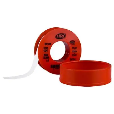 1050720 - HPX PTFE GASAFDICHTINGSTAPE BLISTER WIT 12MM X 12M