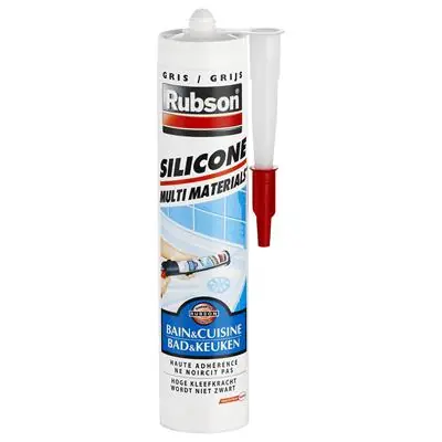 1001580 - RUBSON SANITAIR MULTI MATERIALS DONKER GRIJS 280ML