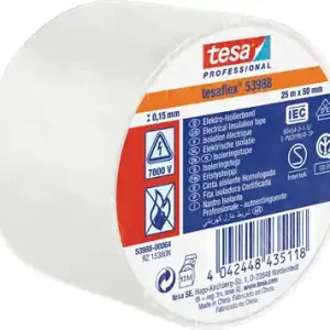 1064502 - TESA 53988 ELECTRONISCHE ISOLATIETAPE 25M/50MM WIT
