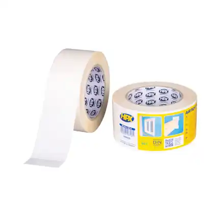 1076289 - FLEXIBELE PE TAPE ZONDER SCHUTLAAG - WIT 60MM X 25M