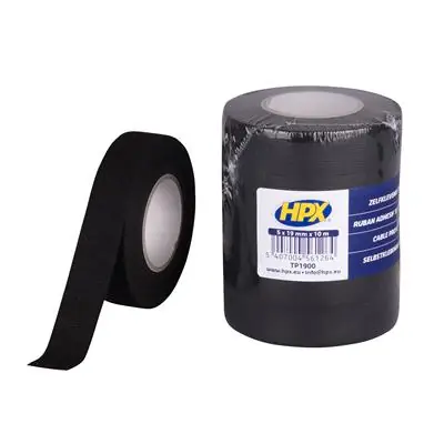 1060304 - CABLE PROTECTION TAPE - 5X ZWART 19MM X 10M