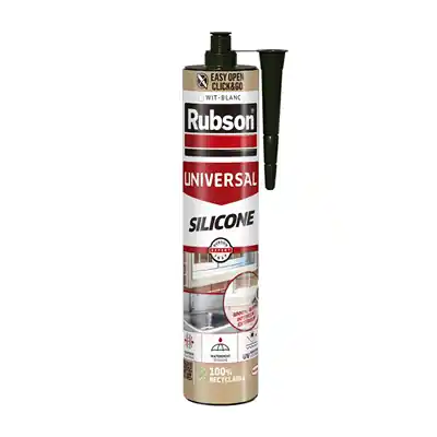1076446 - RUBSON UNIVERSAL SIL. WIT 280 ML - RECYCABLE