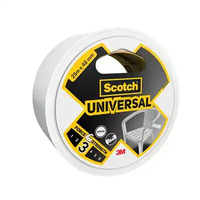 1077710 - SCOTCH UNIVERSAL DUCT TAPE WHITE 48MMX25M