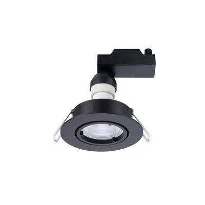 1067280 - SYLSPOT KIT ROND ZWART 3-PACK 345LM 3000K RICHTB. IP20