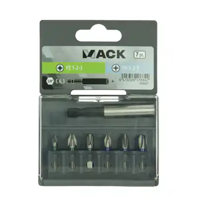 1018317 - SCHROEFBIT MACK SET 7 DELIG