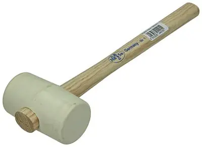1011131 - WITTE RUBBER HAMER,ESSEN STEELNR.1 90X55MM/300GR