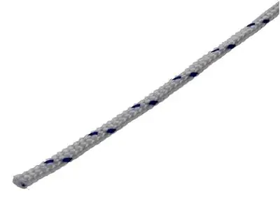 1013956 - PP GEVLOCHTEN WIT/BLAUW BOBIJN2MM 150M
