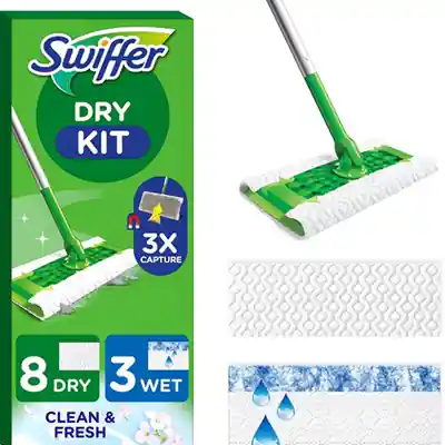 1074702 - SWIFFER DRY KIT 1 + 8 + 3 HORIZONTAAL