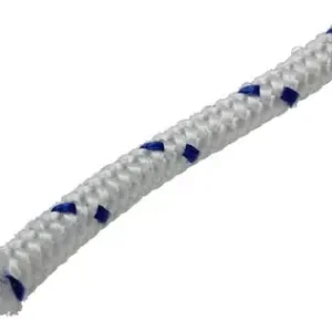 1013977 - PP GEVLOCHTEN WIT/BLAUW STRENG8MM 15M