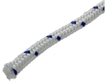 1013977 - PP GEVLOCHTEN WIT/BLAUW STRENG8MM 15M