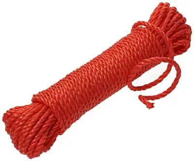 1006917 - PP GEDRAAID ORANJE STRENG 4MM 15M