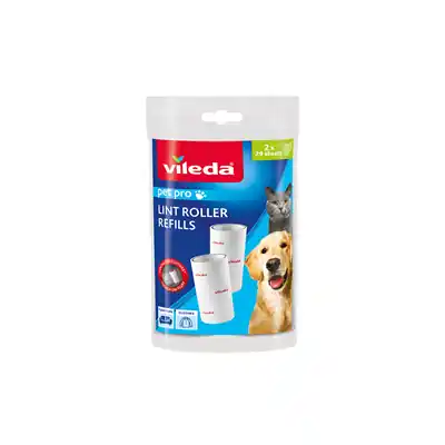 1073568 - VILEDA RESERVEROLLEN PET PRO VOOR KLEEFBORSTEL, 2ST