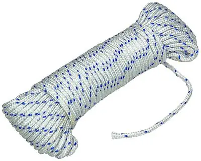 1014995 - PP GEVLOCHTEN WIT/BLAUW STRENG4MM 20M